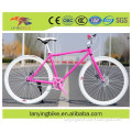 700C adult bike /bicicleta / Aluminum/ Steel fixed gear bicycle /road bike